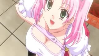 Hentai- troia dai capelli rosa per un grande chinko