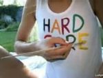 Die kleine Lolly hat Farbe auf dem Körper #9