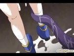 Anime mit vollbusiger Schülerin, die von Tentakeln in alle Löcher gebumst wird #3