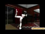 3D-Animation mit einem Girl, das von einem Spinnenmonster gefangen und hart gefickt wird #2