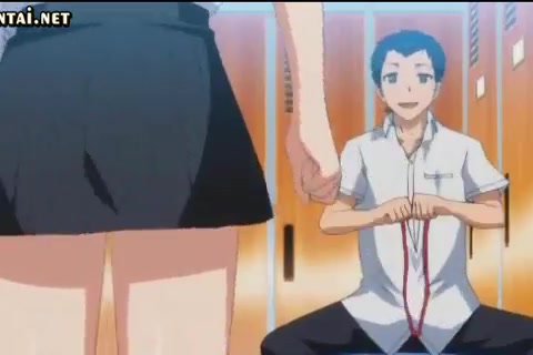 Hentai Teenagerin lässt sich zu einem geilen Fick im Umkleideraum hinreißen #10