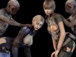Zombies, Monster und Dämonen vergewaltigen die Girls von Resident Evil #5