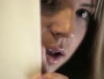 Gina Gerson spia Tiffany Doll mentre viene scopata in un bagno pubblico #1