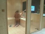 Bianka Lovely fickt mit einem alten Mann in der Sauna und Nikyta besorgt es sich selbst #1