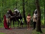 Jungfräuliche Sklavin wird von Rittern entführt und gebumst #2