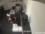 Geile Blondine wird im Büro rangenommen #3
