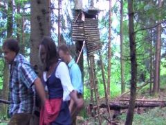 Deutscher Dreier im Wald