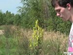Geiles Girl mit dicken Titten draußen gefickt #3