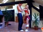 Junges Mädchen Sabrina Blond in Schuluniform Anal Hardcore gevögelt #13