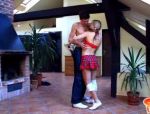 Junges Mädchen Sabrina Blond in Schuluniform Anal Hardcore gevögelt #14