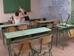 Deutsche Pärchen vögeln zu viert im Klassenzimmer in der Schule #2