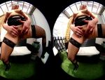 Die scharfe Deutsche Gina mit geilen Silikontitten in Virtual Reality Porno #11