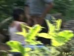 Extreme Movie Pass - Deutsche Brünette im Wald im Stehen gefickt #6