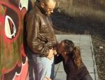 Deutsches Luder bläst einem Voyeur einen #10