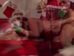 Für den Weihnachtsmann gibt es nen FFM Dreier mit Pornostar Jessica Jaymes #7