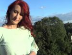 Quest For Orgasm - Heiße Rothaarige mit echten dicken Titten Isabella Lui mit Dildo #7