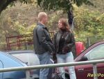 Real Porn - Deutsche Brünette im Wald von Voyeur John Doe gebumst #2