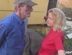 MMV Films - Blonde Oma von einem alten Bauer auf dem Hof gefickt #2