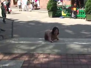 Nackte Girls zeigen ihren Körper in der Öffentlichkeit #11
