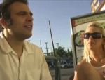 Blondes Teen reitet auf ihrem Geliebten #1