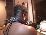 Großärschige Tussy aus Afrika lässt sich anal rammeln #12