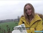 Blondes Girl wird zum Sex für Geld überredet #2