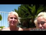 Zwei geile blonde Teens lieben Orgien über alles #3