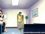 Anime Schwanz bringt heiße vollbusige Mädchen in Ekstase #2