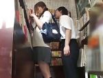 Asiatische Schülerin wird in der Bibliothek heftig gebumst #2