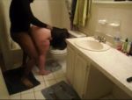 Dicke Frau wird im Badezimmer von einem Afrikaner geballert #8