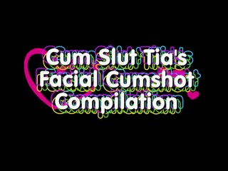 Amateur Facial Cumshot Compilation(Tia Bell) #1