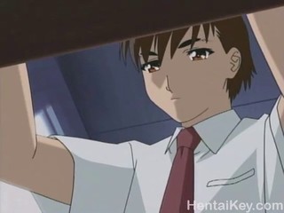 Anime-Babe lutscht den Penis und leckt den Anus ihres Freundes #3