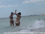 Nackte Mädels auf dem Strand #1
