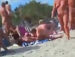 Scharfe Swinger stehen auf Sex am Strand #1