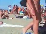Scharfe Swinger stehen auf Sex am Strand #5