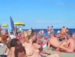 Scharfe Swinger stehen auf Sex am Strand #8