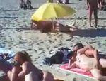 Scharfe Swinger stehen auf Sex am Strand #9