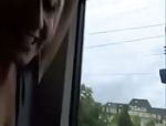 Junge Deutsche wird mitten im Zug gefickt #16