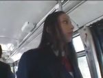 Sesso proibito con una studentessa sull'autobus #1