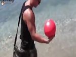 Gruppensex draußen am Strand macht Spaß #13