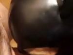 Stripperin in Leder schnappt sich einen tollen weißen Schwanz #11