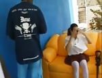 Zwei große Schwänze für einen blinden Teenie #3