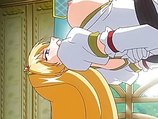 Blonde und Brünette in heißer Anime Action #7